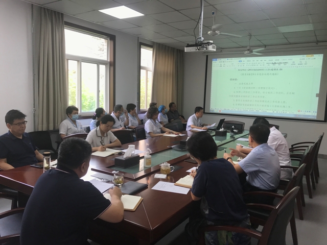 医院传达落实全省卫健系统防风险 暨十四运疫情防控会议精神